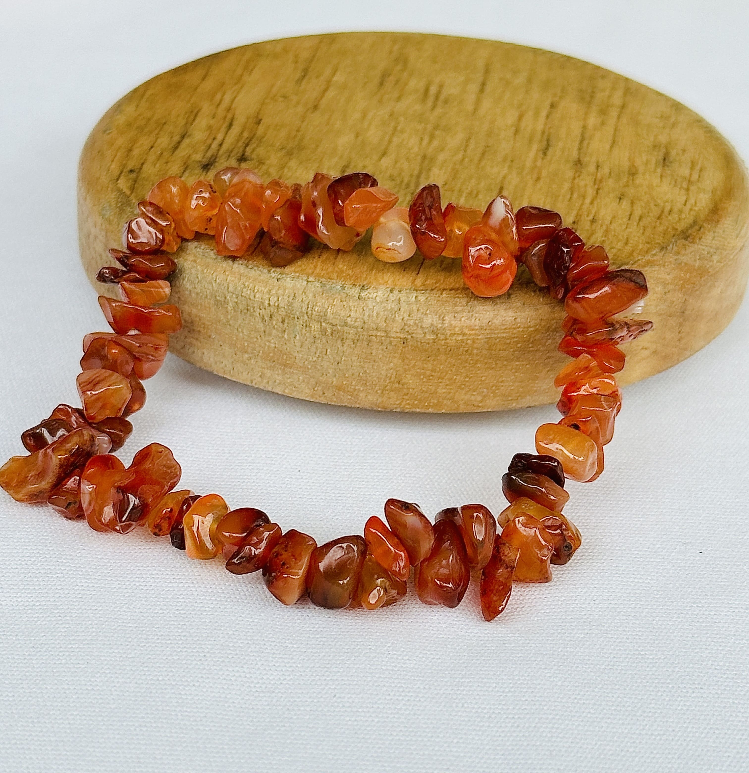 Carnelian Raw Bracelet